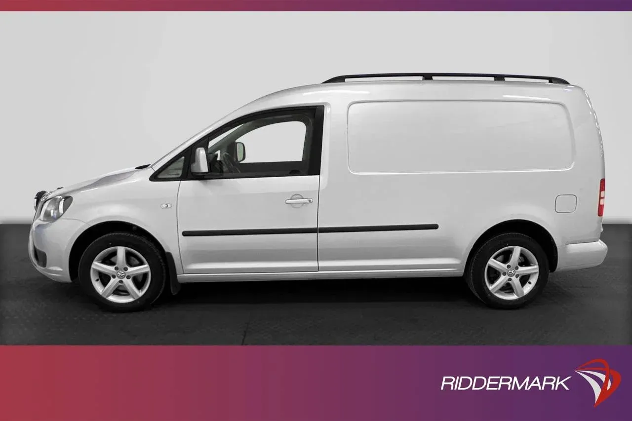 Volkswagen Caddy Maxi 1.6TDI Automat Dragkrok Värmare Moms Image 1